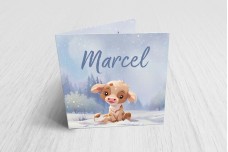 Lief koetje in de sneeuw Lief koetje in de sneeuw